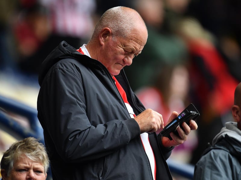 Sunderland fans at Preston North end as the Black Cats lost 2-1 at Deepdale in the Championship.