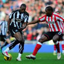 Nedum Onuoha in action for Sunderland against Newcastle United