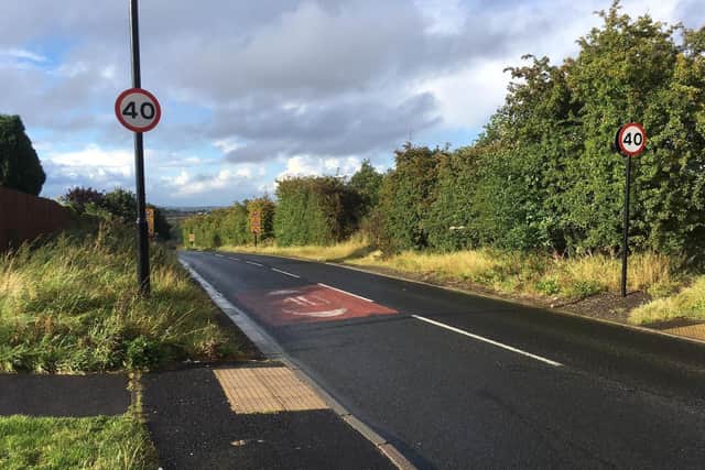 The council have already lowered the speed limit from 60mph to 40mph.