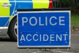 A motorist has been taken to hospital after what was believed to have been a medical incident behind the wheel of their van.