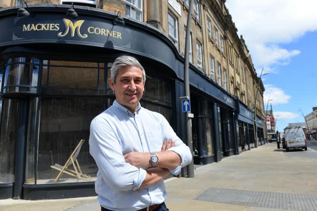 City businessman Harry Collinson is the latest to invest in the renaissance of Mackie's Corner.
