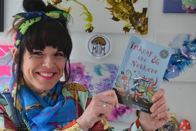 Author Kylie Dixon's first children's book, Inkcap and the Nethers.