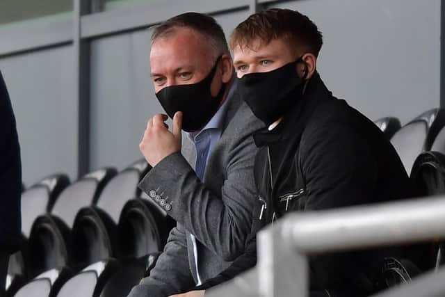 Stewart Donald joins Kyril Louis-Dreyfus in the stands to watch Sunderland at Burton Albion