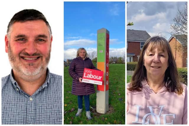 (L to R) Simon Hughes, Catherine Hunter and Pam Mann. No picture provided by Elaine Rumfitt.