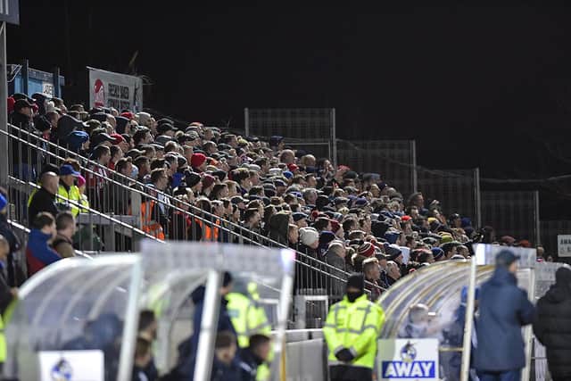 Sunderland supporters at Bristol Rovers.