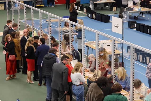 The count in Sunderland.