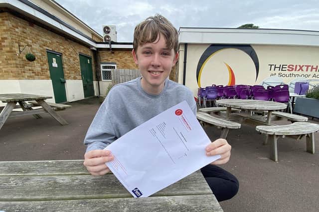 Chris Watson, 18, is off to the University of Oxford after achieving two A* and two A grades in his A-level exams. 

Picture by FRANK REID
