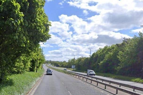 Rahman sped past police on the A690 Houghton Cut.
