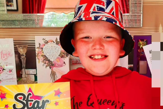 Nine-year-old Fraser, who was named Star of the Week at Hetton Lyons Primary.