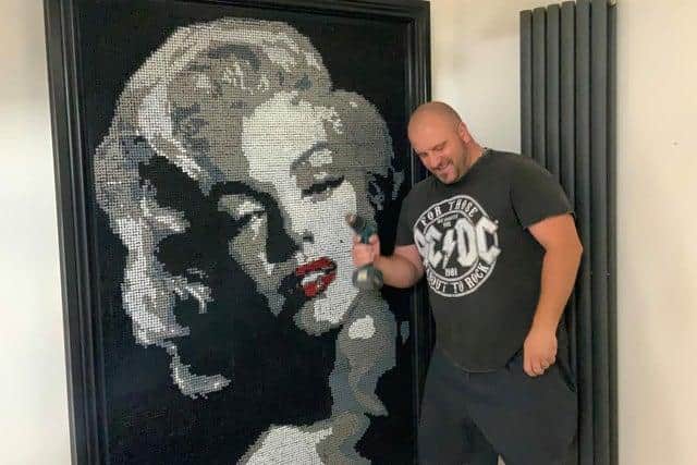 Darren finished the piece in October.