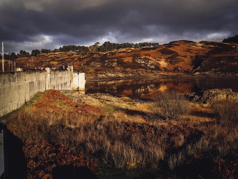 Tracey Denny captured this image of Dalmellington's Loch Doon Dam.