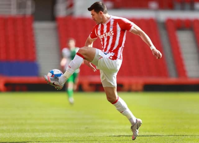 Danny Batth playing for Stoke City.