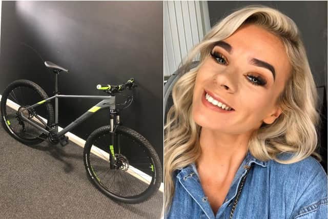 Lily Richardson has received a brand new bike from medical accountancy from BW Medical.