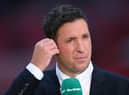 LONDON, ENGLAND - MAY 14: Robbie Fowler, former Liverpool player working for ITV Sport looks on prior to The FA Cup Final match between Chelsea and Liverpool at Wembley Stadium on May 14, 2022 in London, England. (Photo by Shaun Botterill/Getty Images)
