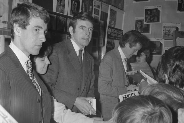 The Batchelors signed autographs in Atkinsons in Athenaeum Street, in 1967.