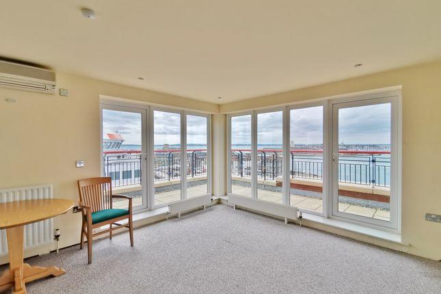 The view from inside the apartment.