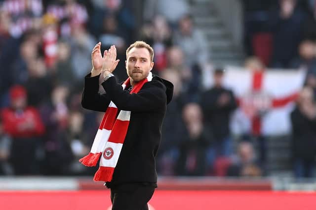Christian Eriksen will make his Brentford debut against Newcastle United (Photo by Ryan Pierse/Getty Images)