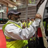 Nissan Sunderland welcomed its chief operating officer Ashwani Gupta as he helped unveil the new XL Press.