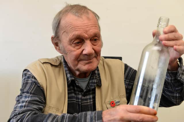 Paddy Taylor who sent a message in a bottle 48 years ago and it has been found in the Caribbean by USA man Clint Buffington.
