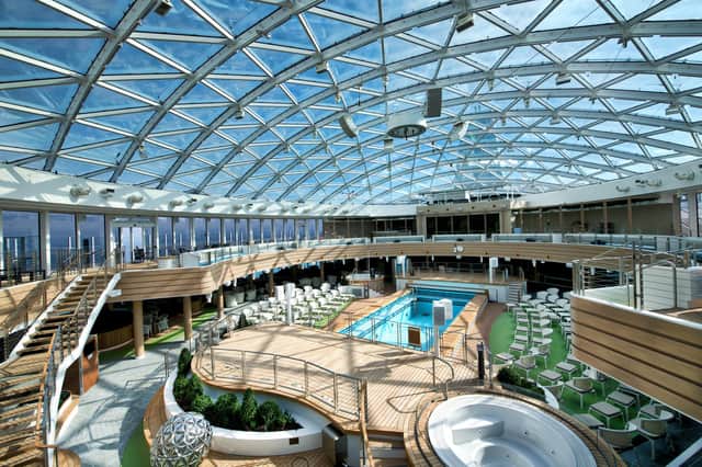 Revolutionary SkyDome offers unparalleled views of destinations as well as being a versatile all-weather venue for guests