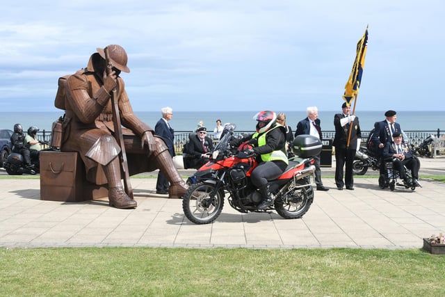 Hundreds of motorcyclists rolled into Seaham on July 30 for the Rolling Thunder Veterans' Motorbike parade. Those taking part were campaigning for veterans' mental health support.