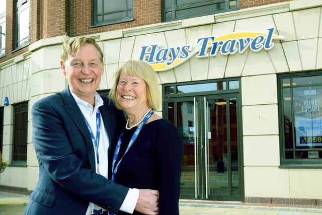 John and Irene Hays own the Sunderland based travel agent Hays Travel.