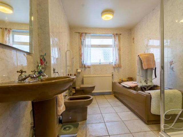 It's hard to fault the spacious family bathroom, which includes a fitted bath, low-flush WC, bidet and pedestal wash basin.