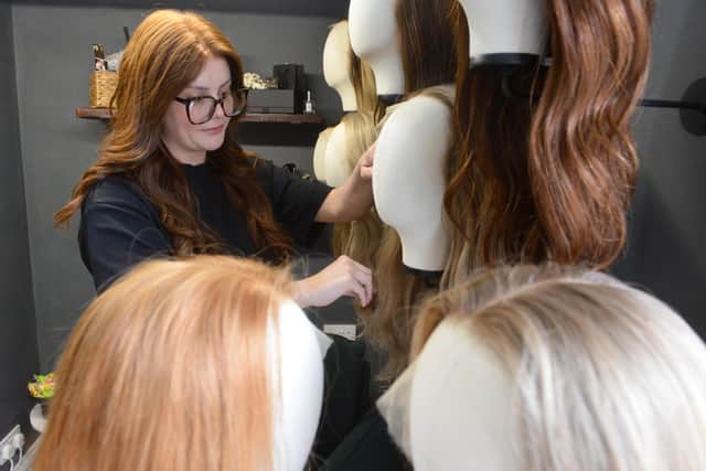 Beth Easterbrook Smith launched her wig business in June.