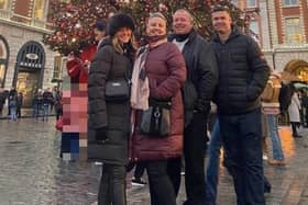 Ann-Marie Sproston, second from left, with husband John, daughter Sinead, and son Declan.