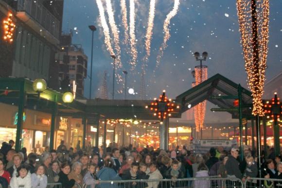 You've more than likely been to a Christmas lights switch on with your family in town, like this one captured in 2004.