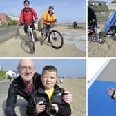 The pleasant Spring weather saw people flocking to Roker Beach this Good Friday.