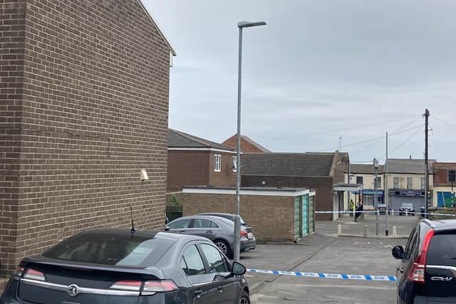 A police cordon was put up around the area following reports a man had died in Marlborough in Seaham on Wednesday, July 1.