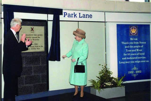 Her Majesty officially opened the Sunderland line on May 7, 2002.