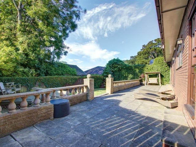 The views from the garden are incredible.