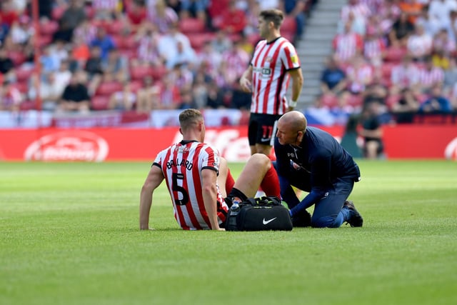 The defender signed for Sunderland from Arsenal on a permanent deal but is currently sidelined with a fractured foot.