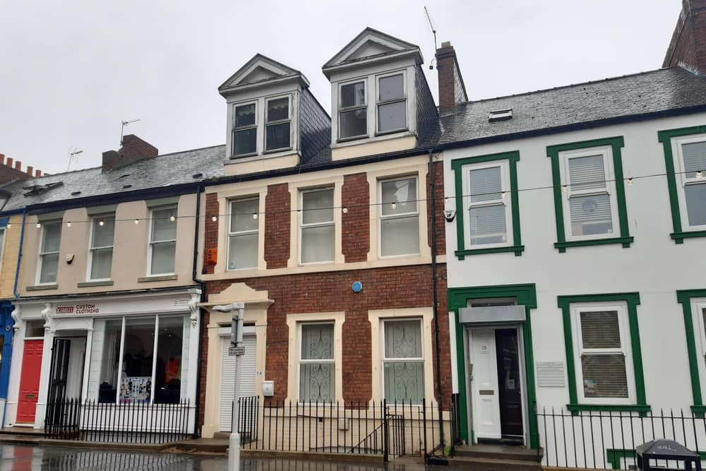 A general view of Norfolk Street in Sunniside Gardens - 14 Norfolk Street is centre.