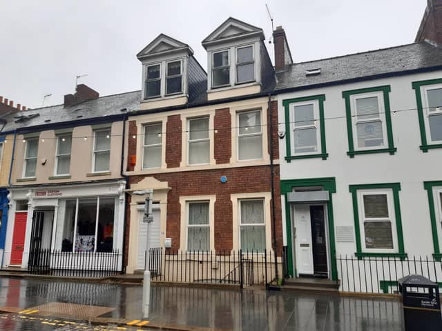 A general view of Norfolk Street in Sunniside Gardens - 14 Norfolk Street is centre.