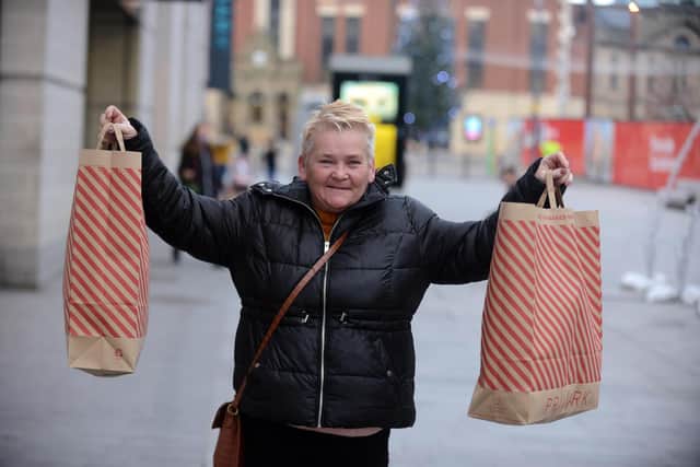 Pam Robinson went to Primark early to get items which she couldn't buy online.