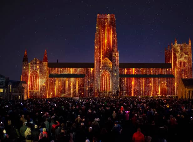 The Lumiere festival will return to County Durham in November, with In Our Hearts Blind Hope, Palma Studio, on the city's cathedral.