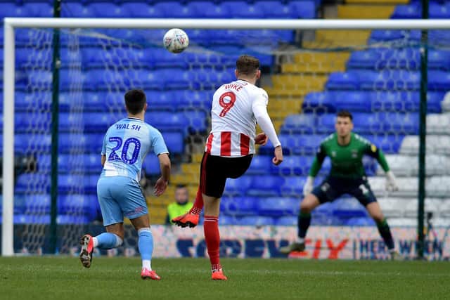 Charlie Wyke in action for Sunderland.