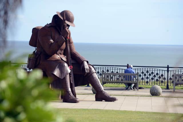 Seaham was presented with a silver gilt in the Coastal Resort category. Sunderland Echo image.