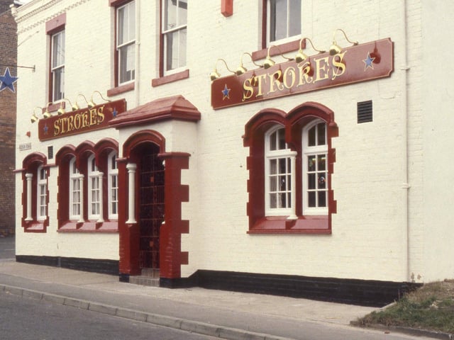 Here's a view of Strokes in Hudson Road in November 1988.