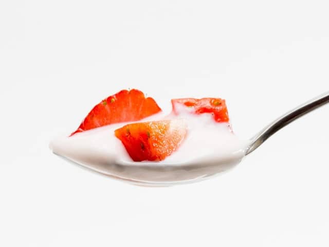 Greek yoghurt for breakfast will help keep blood sugar levels under control.