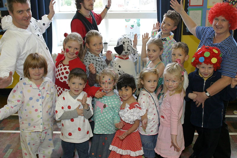 Tideswell school went dotty for Children in Need
