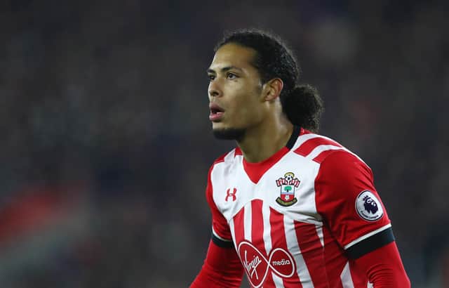 SOUTHAMPTON, ENGLAND - DECEMBER 28:  Virgil van Dijk of Southampton looks on during the Premier League match between Southampton and Tottenham Hotspur at St Mary's Stadium on December 28, 2016 in Southampton, England.  (Photo by Julian Finney/Getty Images)