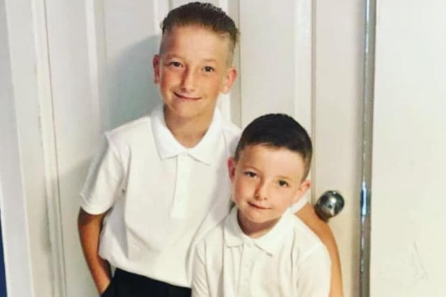 Back to school in Sunderland. Freddie and Charlie getting ready for the new term in Year 6 and Year 2.