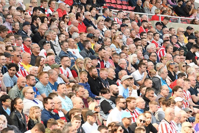 Sunderland fans during the loss to Norwich City