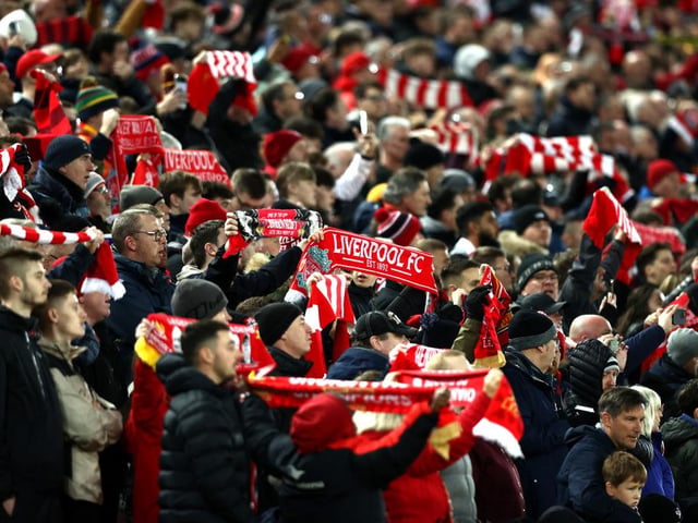 Average league attendance at Anfield this season = 53,276