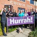 Church View celebrating after CQC report