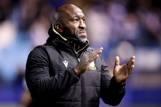 Darren Moore, manager of Sheffield Wednesday. (Photo by George Wood/Getty Images).